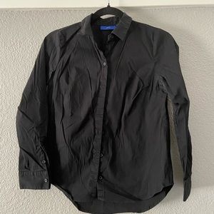 Apt 9 black long sleeve button down shirt